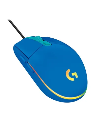 Mouse raton logitech g203 lightsync azul gaming 8.000 dpi 6 botones