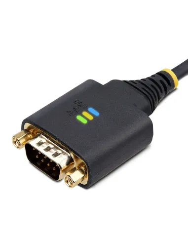 StarTech.com Cable Adaptador USB a 2 Puertos Serie de 60cm - Cable Conversor USB a Serial - Retención COM - FTDI - Protección