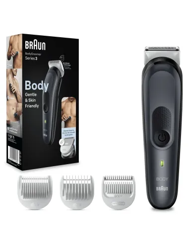 Braun BodyGroomer 3 BG3340 Negro, Gris