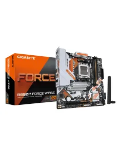 GIGABYTE B850M FORCE WIFI6E Placa Base – Compatible con procesadores AMD Ryzen serie 9000, VRM digital de 8+2+2 fases, hasta