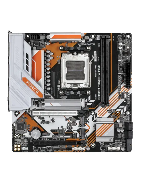 GIGABYTE B850M FORCE WIFI6E Placa Base – Compatible con procesadores AMD Ryzen serie 9000, VRM digital de 8+2+2 fases, hasta