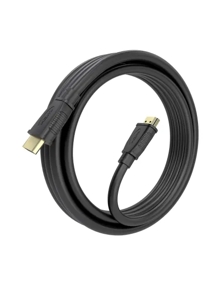 AISENS Cable HDMI V2.1 CCS Ultra Alta Velocidad   HEC 8K@60Hz 48Gbps, A M-A M, Negro, 3.0m