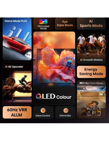 Hisense 43E7Q 109,2 cm (43") 4K Ultra HD Smart TV Wifi Negro