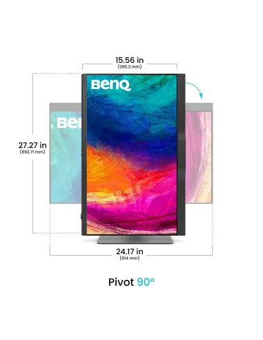 BenQ PD2770U pantalla para PC 68,6 cm (27") 3840 x 2160 Pixeles 4K Ultra HD LCD Negro