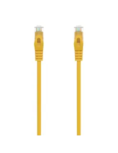 AISENS Cable de Red Latiguillo RJ45 LSZH Cat.6A 500 Mhz UTP AWG24, Amarillo, 1.5M