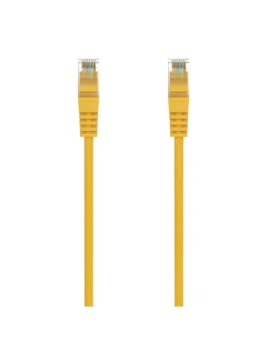 AISENS Cable de Red Latiguillo RJ45 LSZH Cat.6A 500 Mhz UTP AWG24, Amarillo, 1.5M