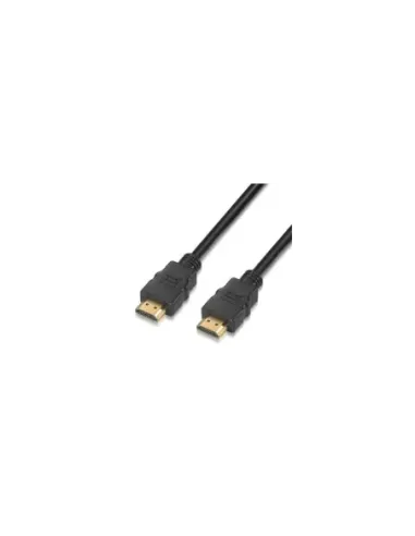 Cable HDMI 2.0 4K Aisens A120-0122/ HDMI Macho - HDMI Macho/ Hasta 10W/ 2250Mbps/ 3m/ Certificado/ Negro