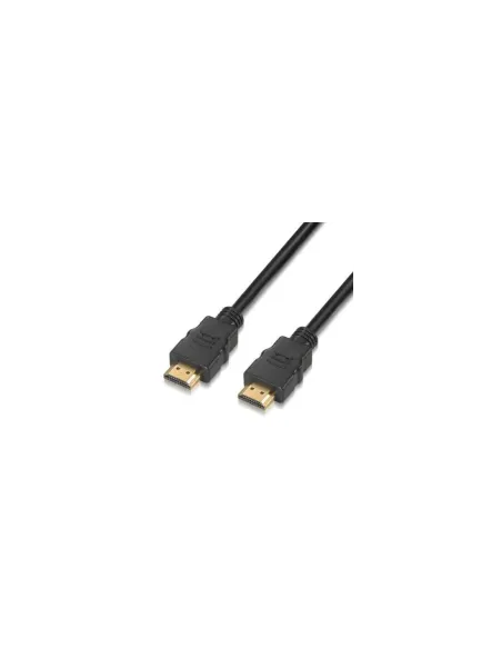 Cable HDMI 2.0 4K Aisens A120-0122/ HDMI Macho - HDMI Macho/ Hasta 10W/ 2250Mbps/ 3m/ Certificado/ Negro