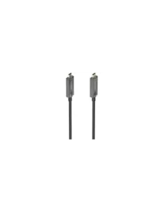 Cable USB 3.1 Tipo-C Aisens AOC A157-0882/ USB Tipo-C Macho - USB Tipo-C Macho/ Hasta 60W/ 10Gbps/ 10m/ Negro