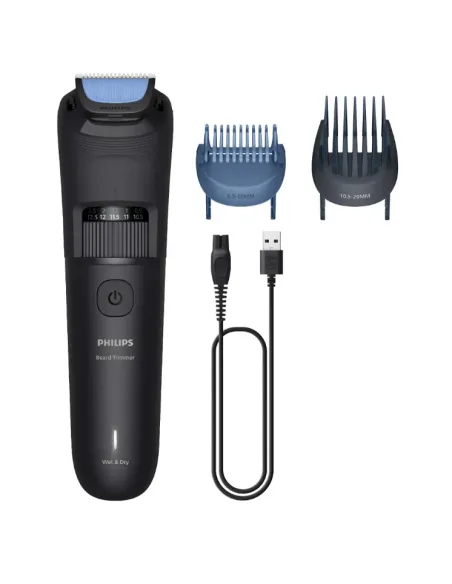 Philips Beard Trimmer 3000 Series BT3620 15 Arreglo de barba con cuchillas de punta redondeada
