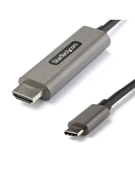 StarTech.com Cable 5m USB C a HDMI 4K de 60Hz con HDR10 - Adaptador de Vídeo USB Tipo C a HDMI 2.0b Ultra HD 4K - Convertidor