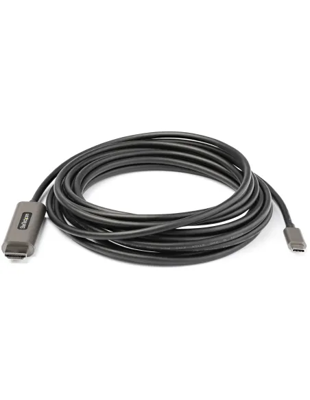 StarTech.com Cable 5m USB C a HDMI 4K de 60Hz con HDR10 - Adaptador de Vídeo USB Tipo C a HDMI 2.0b Ultra HD 4K - Convertidor