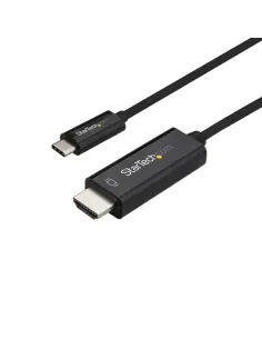 StarTech.com Cable Adaptador de 2m USB-C a HDMI 4K 60Hz - Negro - Cable USB Tipo C a HDMI - Cable Conversor de Vídeo USBC