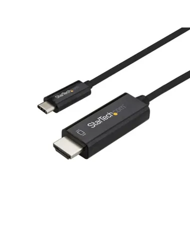 StarTech.com Cable Adaptador de 2m USB-C a HDMI 4K 60Hz - Negro - Cable USB Tipo C a HDMI - Cable Conversor de Vídeo USBC