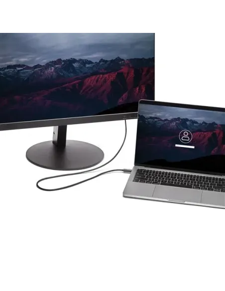StarTech.com Cable Adaptador de 2m USB-C a HDMI 4K 60Hz - Negro - Cable USB Tipo C a HDMI - Cable Conversor de Vídeo USBC