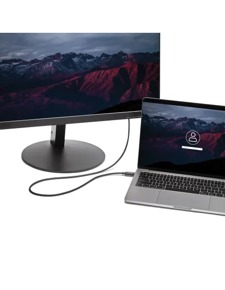StarTech.com Cable de 2m USB C a VGA - Cable Adaptador Activo de Vídeo de 1920x1200 1080p USB Tipo C a VGA - Compatible con