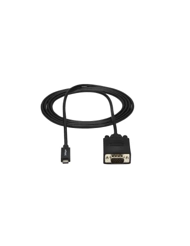 StarTech.com Cable de 2m USB C a VGA - Cable Adaptador Activo de Vídeo de 1920x1200 1080p USB Tipo C a VGA - Compatible con
