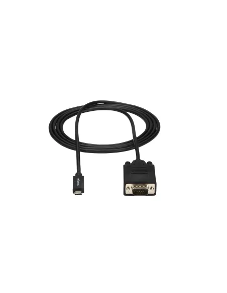 StarTech.com Cable de 2m USB C a VGA - Cable Adaptador Activo de Vídeo de 1920x1200 1080p USB Tipo C a VGA - Compatible con