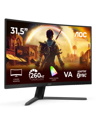 AOC G4 C32G42ZE pantalla para PC 80 cm (31.5") 1920 x 1080 Pixeles Full HD LED Negro, Rojo
