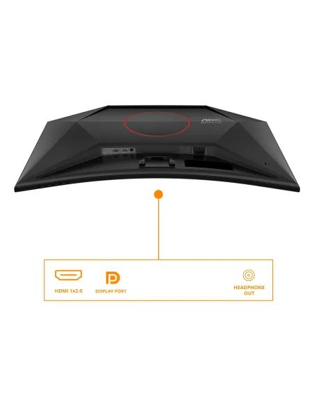 AOC G4 C32G42ZE pantalla para PC 80 cm (31.5") 1920 x 1080 Pixeles Full HD LED Negro, Rojo