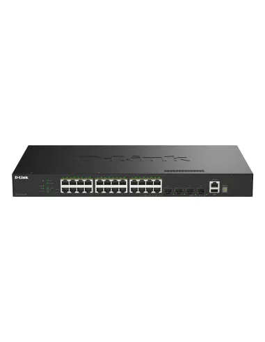 D-Link DGS-1530-28P E switch Gestionado L2 Gigabit Ethernet (10 100 1000) Energía sobre Ethernet (PoE) Negro