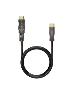 AISENS Cable Hdmi V2.1 AOC Desmontable Ultra Alta Velocidad   Hec 8K@60Hz 4K@120Hz 4 4 4 48Gbps, A M-D A M, Negro, 30M 2