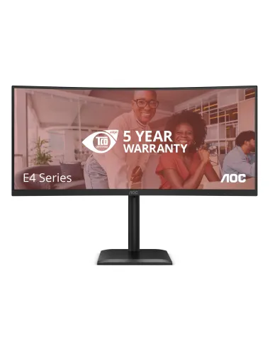 AOC E4 CU34E4CV pantalla para PC 86,4 cm (34") 3440 x 1440 Pixeles UltraWide Quad HD LCD Negro