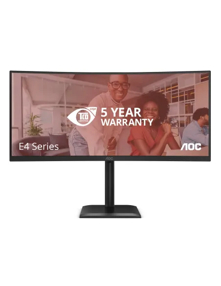 AOC E4 CU34E4CV pantalla para PC 86,4 cm (34") 3440 x 1440 Pixeles UltraWide Quad HD LCD Negro