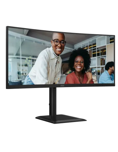 AOC E4 CU34E4CV pantalla para PC 86,4 cm (34") 3440 x 1440 Pixeles UltraWide Quad HD LCD Negro