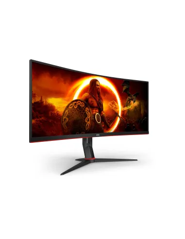 AOC G2 CU34G2XP pantalla para PC 86,4 cm (34") 3440 x 1440 Pixeles UltraWide Quad HD LED Negro, Rojo