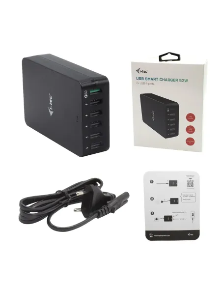 i-tec USB Smart Charger 6x USB-A Port 52W