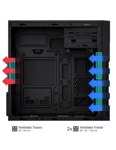 CoolBox CAJA MATX M680 USB-C 3.2 GEN1 FTE.BASIC500 500W