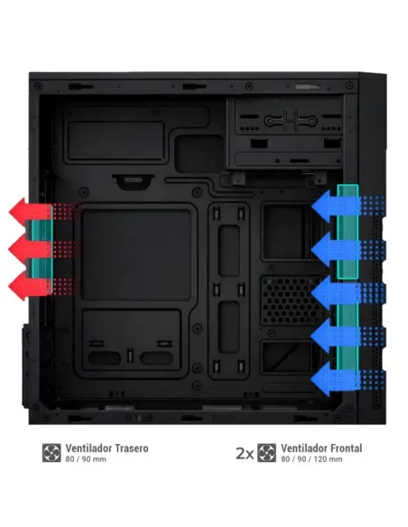 CoolBox CAJA MATX M680 USB-C 3.2 GEN1 FTE.BASIC500 500W
