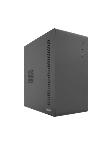 CoolBox CAJA MATX M640C USB-C 3.2 GEN1 FULLMETAL SIN FTE + 1 VENT. 90MM