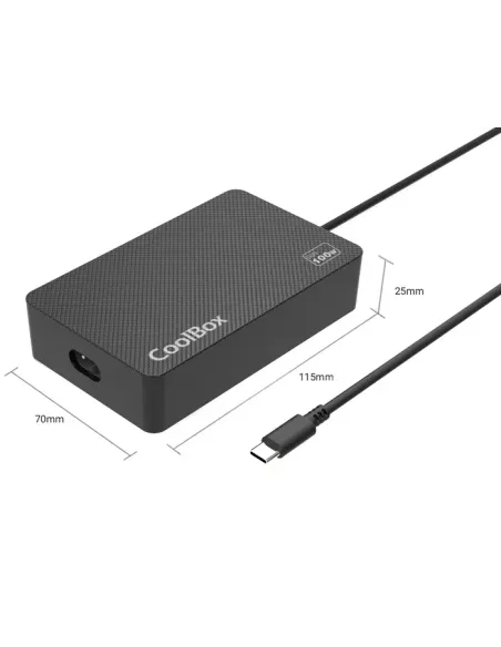 CoolBox CARGADOR PORTATIL GAN USB-C 100W