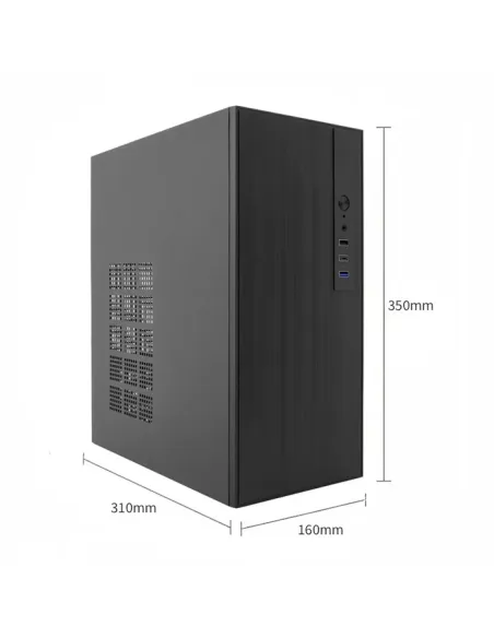 CoolBox CAJA MATX M460 USB-C 3.2 GEN1 SGCC 0.8MM SIN FTE