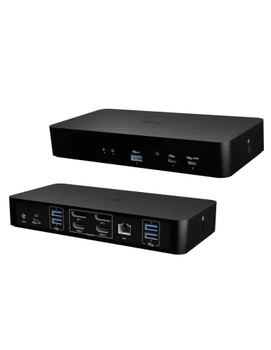 i-tec Universal Intelligent Dual Display Docking Station + Power Delivery 100W