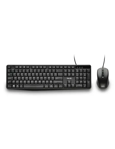 NGS COCOA KIT V2 teclado Ratón incluido Universal USB QWERTY Español Negro