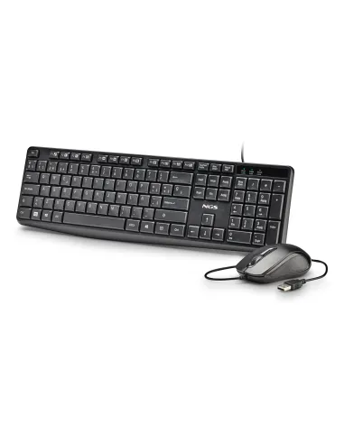NGS COCOA KIT V2 teclado Ratón incluido Universal USB QWERTY Español Negro