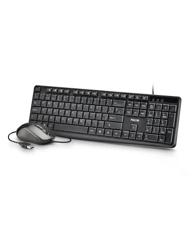 NGS COCOA KIT V2 teclado Ratón incluido Universal USB QWERTY Español Negro