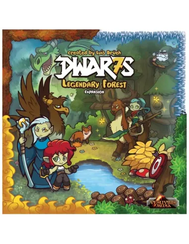 Juego de mesa dwar7s bosque legendario expansion edad recomendada 13 años idioma ingles