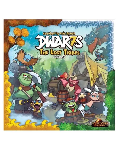 Juego de mesa dwar7s tribus perdidas expansion edad recomendada 13 años idioma ingles