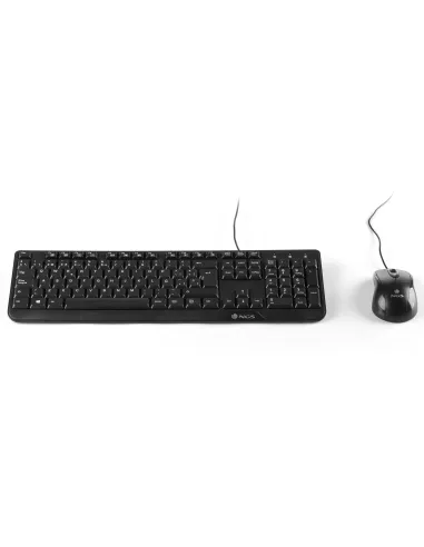 NGS Cocoa Kit, QWERTY, PT teclado Ratón incluido Universal USB Portugués Negro