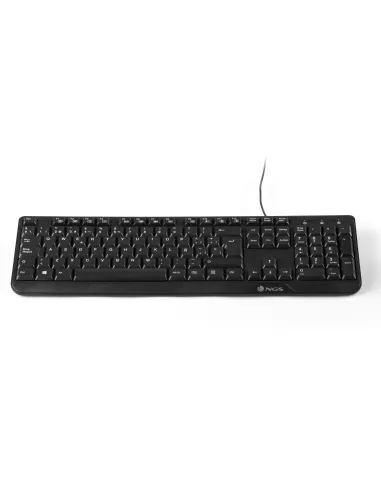 NGS Cocoa Kit, QWERTY, PT teclado Ratón incluido Universal USB Portugués Negro