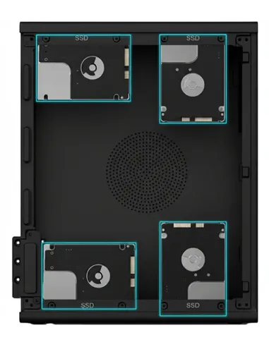 CoolBox CAJA MATX SLIM T100 USB-C 3.2 GEN1 FULL METAL S FTE + 1 VENT. 90MM