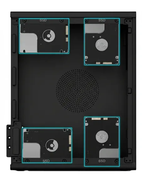 CoolBox CAJA MATX SLIM T100 USB-C 3.2 GEN1 FULL METAL S FTE + 1 VENT. 90MM