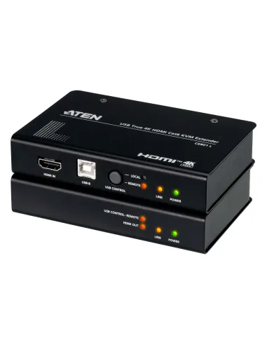 ATEN Extensor KVM USB True 4K HDMI Cat 6 (4K a 70 m)