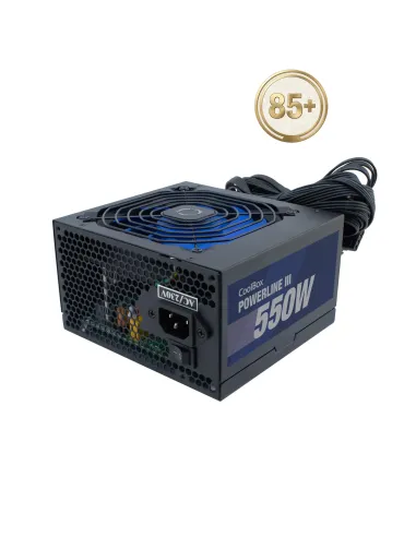 CoolBox FUENTE DE ALIMENTACION ATX POWERLINE III 550W 85%EFI