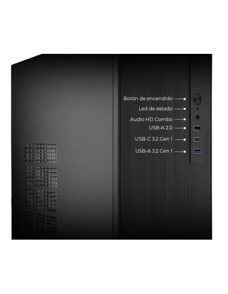 CoolBox CAJA MATX M460 USB-C 3.2 GEN1 SGCC 0.8MM BASIC500GR 500W