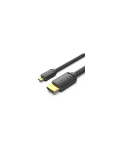 Cable Micro HDMI 2.0 4K Vention AGIBF/ HDMI Macho - Micro HDMI Macho/ 1m/ Negro